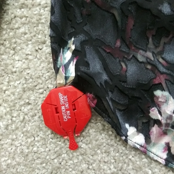 NWT Sz 0 Rebecca Taylor Silk Velvet Floral Top - Picture 4 of 11